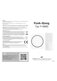 Notice REV F688D Sonnette de portes