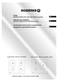 Notice ROSIERES RPI 342 RB1 плита