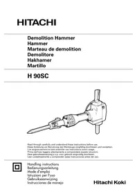 Notice HITACHI H 90SC Trapano