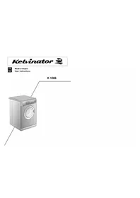 Notice KELVINATOR LBKWD100604S Machine à laver