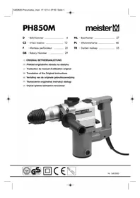 Notice Meister Craft PH850M Perceuse