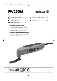 Notice Meister Craft FW250M Outils multifonctions
