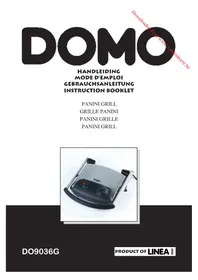 Notice DOMO DO9036G Plaque de grill