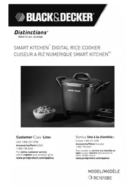 Notice BLACK & DECKER RC1010BC Rice cooker