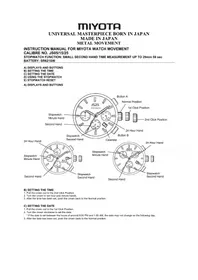 Notice Daniel Steiger PRESTIGE Montre