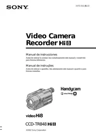 SONY CCD-TR848 - Câmara de vídeo