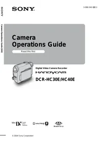SONY DCR-HC30E - Camcorder