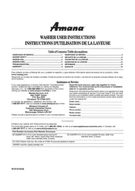 AMANA NTW5705TQ0 - Washing machine