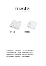 Notice Cresta KTS 152 Couverture/coussin chauffant