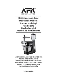 Notice AFK PKM1800BG Robot ménager