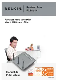 Notice BELKIN F5D82304 Routeur