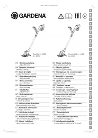 Notice GARDENA COMFORTCUT LI1823 χορτοκοπτικό