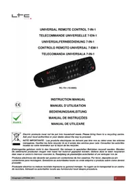 Notice LTC RC701 Télécommande