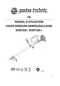 Notice ELEM Garden Technic DCBT34D1 Coupe-herbe
