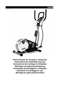 Notice BH FITNESS G233N Bicicletta ellittica