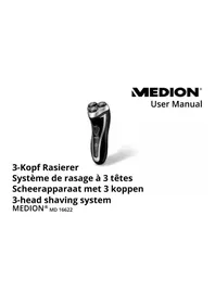 Notice MEDION MD 16622 Rasoir