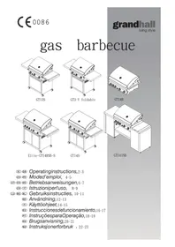 Notice GRANDHALL PREMIUM G3 BUILTIN Barbecue