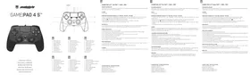 Notice SNAKEBYTE GAME PAD 4 S Contrôleur