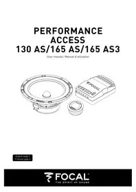 Notice FOCAL 130 AS Haut-parleur voiture