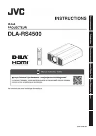 Notice JVC DLARS4500K Projecteur