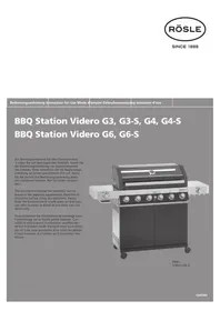 Notice Rösle BBQ STATION VIDERO G3S Barbecue