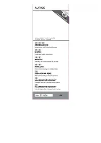 Notice AURIOL IAN 313606 Zegarek