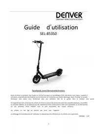 Notice DENVER SEL85350 Scooter