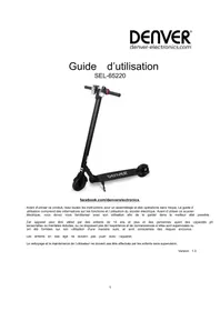 Notice DENVER SEL65220 Scooter