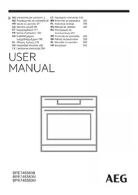 Notice AEG BPE748380M Електрическа фурна