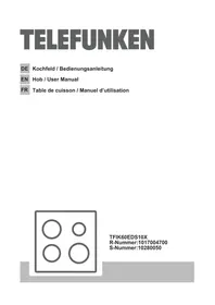 Notice TELEFUNKEN TFIK60EDS10X Cuisinière