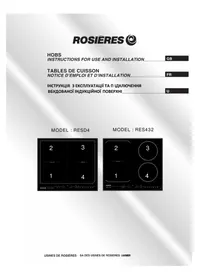 Notice ROSIERES RES 432 плита