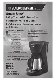 Notice BLACK & DECKER DCM2590 Coffee machine