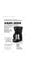 Notice BLACK & DECKER DCM2590W Coffee machine