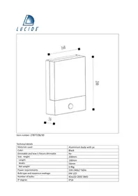 Notice Lucide LIMBA 278770630 Éclairage