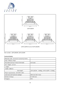 Notice Lucide INKY 229710699 Éclairage encastrable