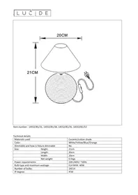 Notice Lucide FARO 145528131 Lampe