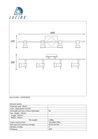 Notice Lucide BRACKX 129102030 Éclairage