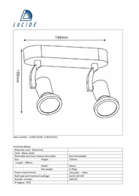 Notice Lucide JASTER 119031030 Luminaire