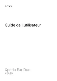 Notice SONY XPERIA EAR DUO XEA20 Montre connectée