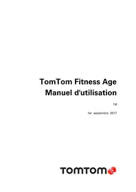 Notice TOMTOM FITNESS AGE Smartwatch