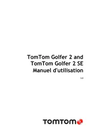 Notice TOMTOM GOLFER 2 SE Smartwatch