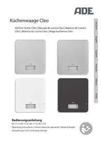 Notice ADE CLEO KE 1732 Balances de cuisine
