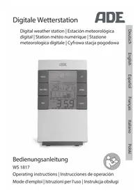 Notice ADE WS 1817 Station Météo