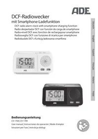 Notice ADE CK 1709 Radio-réveil
