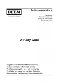 Notice BEEM AIR JOY COOL Ventilator