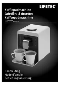 Notice LIFETEC MD 14020 Machine à café