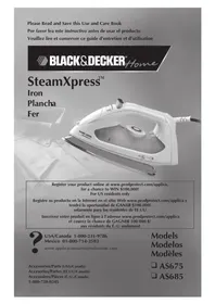 BLACK &amp; DECKER SteamXpress AS675 - Hierro