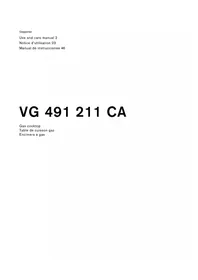 Notice GAGGENAU VG491211CA Cocina