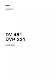 Notice GAGGENAU DVP221110 Macchine per confezionamento sottovuoto