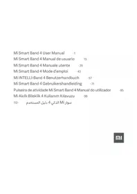 Notice Xiaomi MI SMART BAND 4 Montre